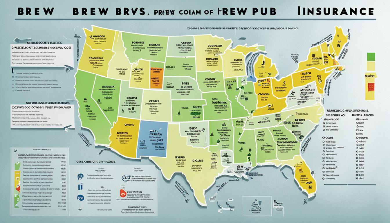 Brew Pub Insurance Costs by State